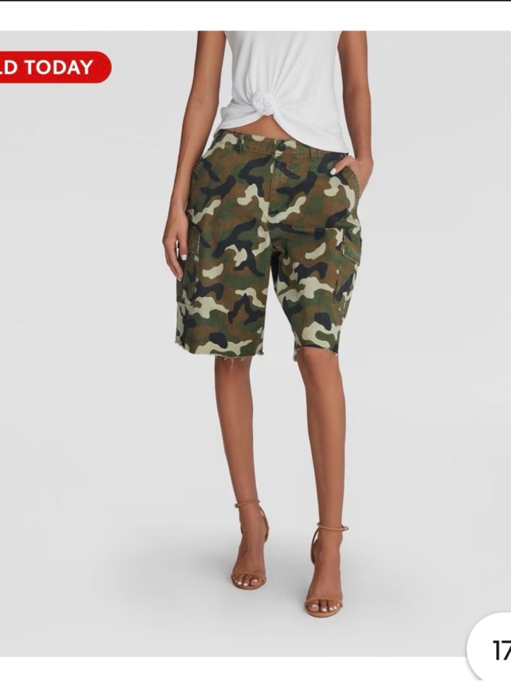 KBB by KAHLANA Women's Mid-Rise 'The Cargo Shorts'